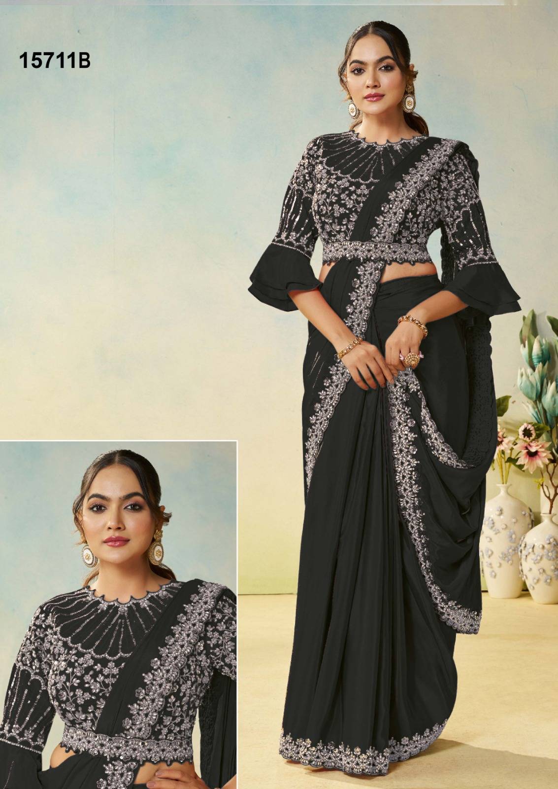 MOHMANTHAN ODYSSEY by Mahotsav 15700 to 15720 Series Indian Traditional Wear & Occasional Stitched Sarees At Wholesale Price